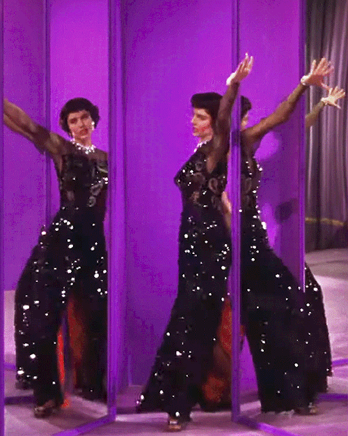 musingofmychoosing:Wonderful dancer Cyd Charisse in “The Band Wagon” (1953) with cool choreography i