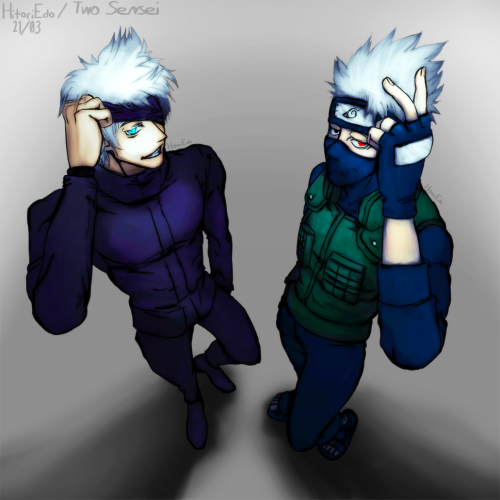 Two Sensei | Similarities- must be the eyesKO-FI &mdash;&mdash;&ndash; [[ Do not repost my art. ]] M