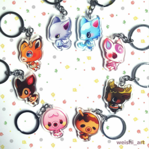 Animal Crossing Charms are up in my store already! check them out x) 