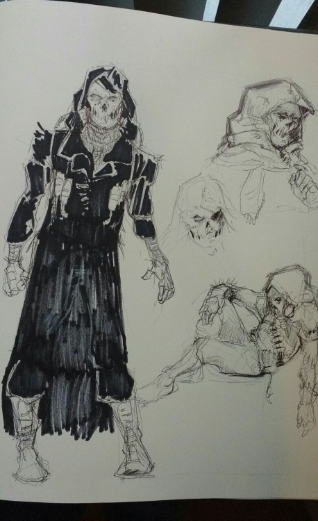 ritzy-biscuit:Been a while since I posted anything Scarecrow related. Sooo, have some crude drawings