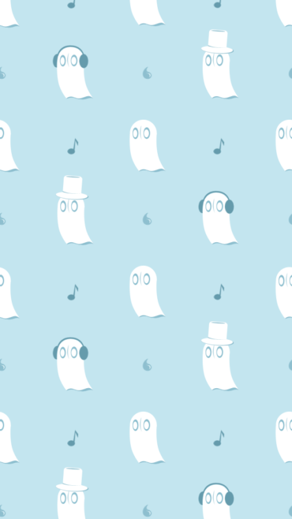 requested blue napstablook lockscreens  *:･ﾟ✧ like this if you savedart by: idk if you know pls