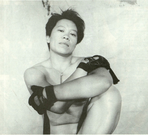 ghostparties:Kitty Tsui. Image 1, photographed by Jill Posener for On Our Backs. 