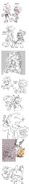shadamyheadcanons: Bunches of doodles lol. Most of what I could find in my files anyway. Did some ge