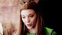 mockingjaykatniss2:  ASOIAF meme | [1/1]   queen/king   ► Margaery Tyrell↳   “   Lord Mace’s youngest child appears to be the culmination of her siblings’ best traits: she has the intelligence of her brother Willas, the observance of courtesies