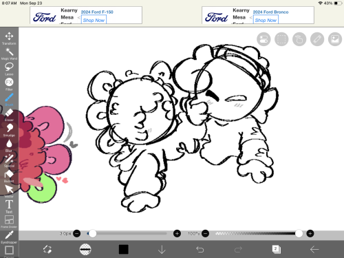 Take A Phantom Doodle + Aether (partners Oc)