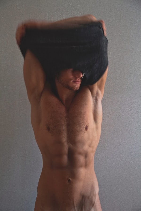 Shirtless guys with hairy armpits