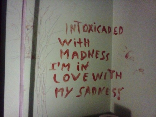 freed-fromthechains:  In love with my sadness on We Heart It - http://weheartit.com/entry/116522215