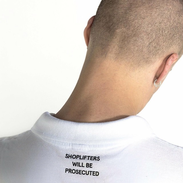 bitemagazine:  Alexandra Hackett utilises security and price tags and machine washable