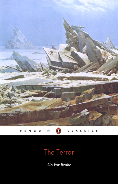 nedlittle:the terror x penguin clasics (1/10)↳ françois etienne musin, hms erebus in the ice (1846)↳