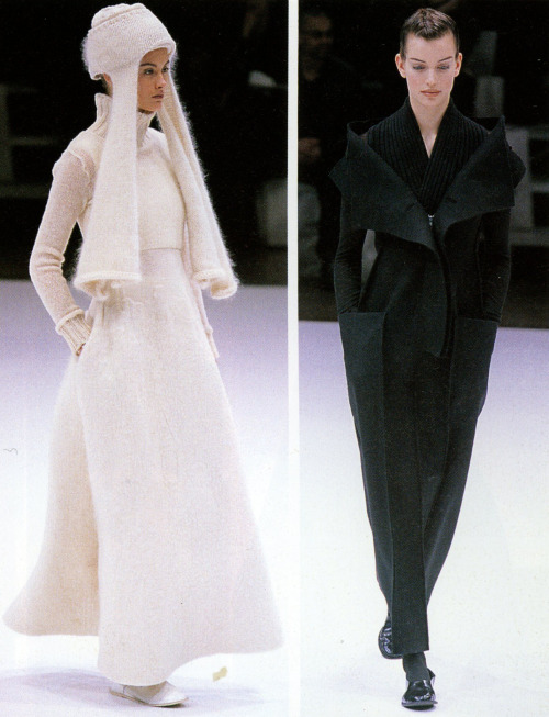 archivings:Yohji Yamamoto Fall/Winter 1996