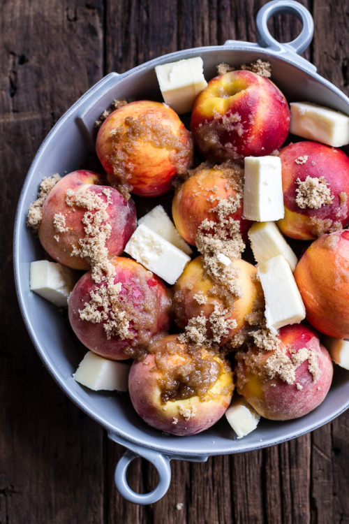 foodffs:  Easiest Bourbon Peach Dump with Buttered Popcorn.  Really nice recipes. Every hour.     