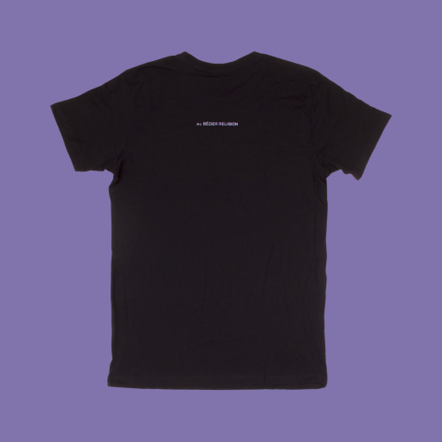 Out now, bézier religion t-shirt.N or L motif on the front (randomly chosen), N-L BÉZI