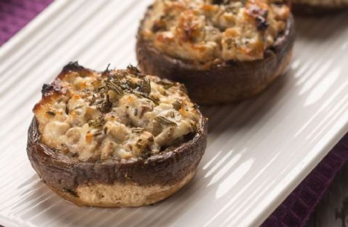 Stuffed Mushrooms - 79 Kcal/6g Protein