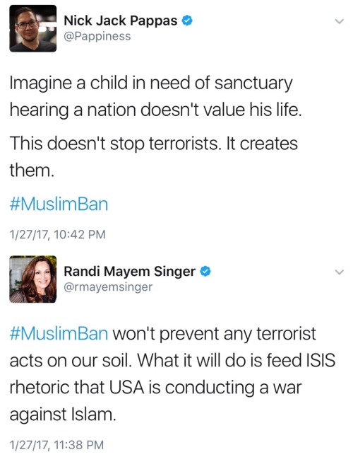 odinsblog:DONALD TRUMP signed an executive order that effectively bans Muslims from entering America