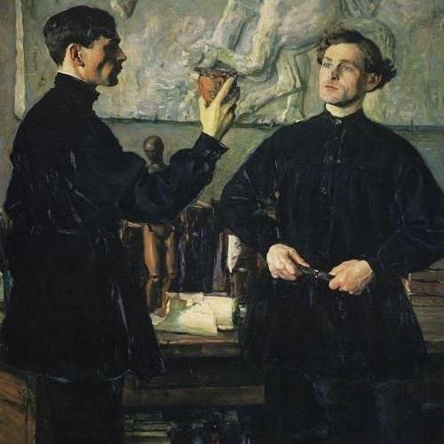 Antonio-M:  ’Portrait Of The Btorhers Pavel And Alexandr Korin’, By Mikhail Nesterov