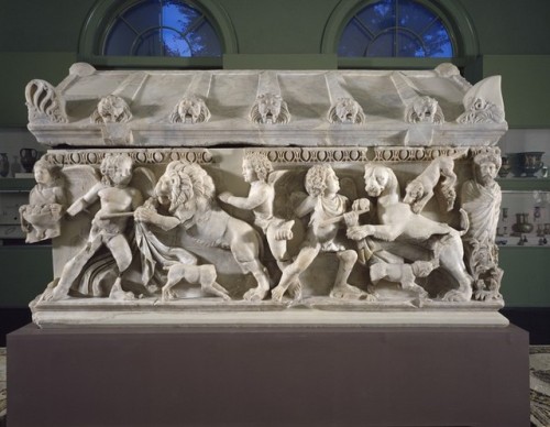 theancientwayoflife:~ Sarcophagus (coffin). Culture: Roman Date: A.D. 2nd century Medium: Marble (fr