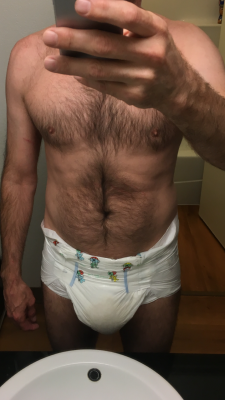 diaperboyoutwest: Woke up 