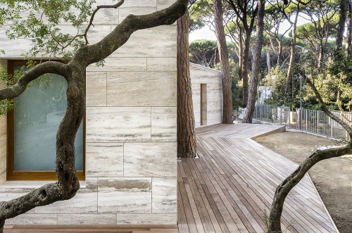 cravingdesires: dezeen: House in a Pine Wood by Sundaymorning and Massimo Fiorido Associati