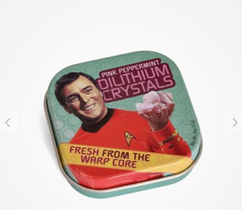 artsyhamster: I was browsing for merch and these… dilithium crystal mints had me like….??FRESH FROM 