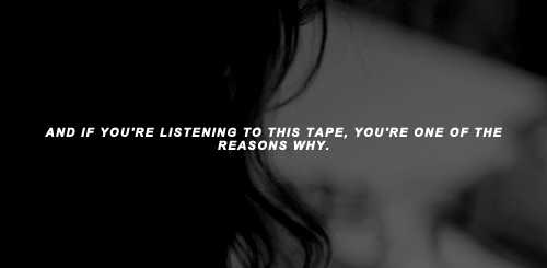 blakelivey:Hey, it’s Hannah. Hannah Baker. Don’t adjust your, whatever device you’