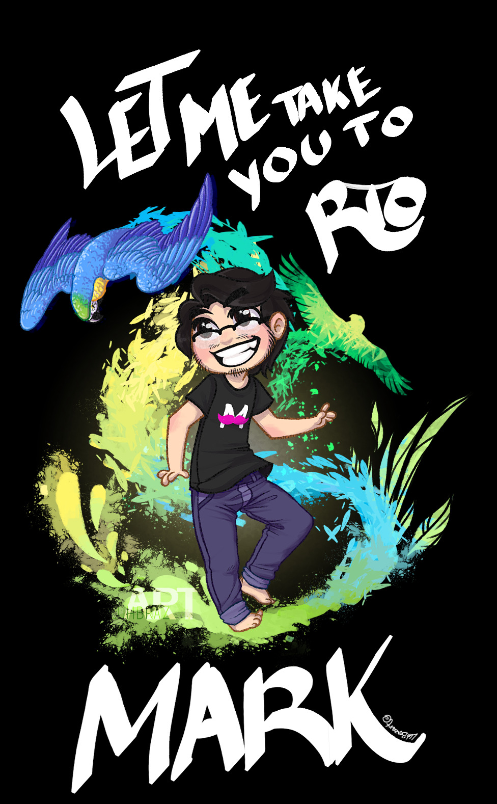 luhbrazart:  Yez, I finished! It’s the first time ever I do a fanart like this…But