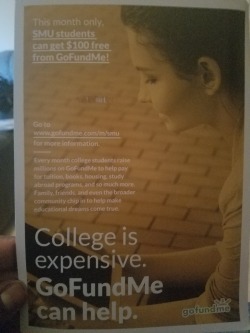 distrustfund: trans-sailor-saturn:  thatbattyshit:  Colleges out here telling niggas to do a gofundme to pay they high ass tuition  When is god gonna end it   This is so gross   “John lost his scholarship at the last minute due to an administrative