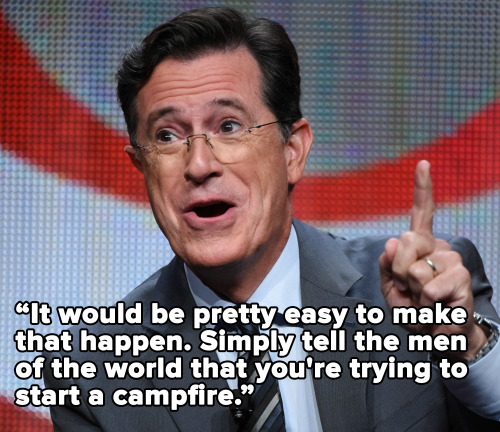 joncolbert: notnumbersix:micdotcom:Stephen Colbert pens hilarious and important feminist op-ed W