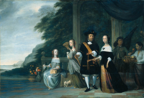 Portrait of Pieter Cnoll and his family by Jacob Coeman, 1665