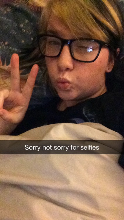 kenziera:  Sorry if you are one of the unfortunate bastards who has me on snapchat