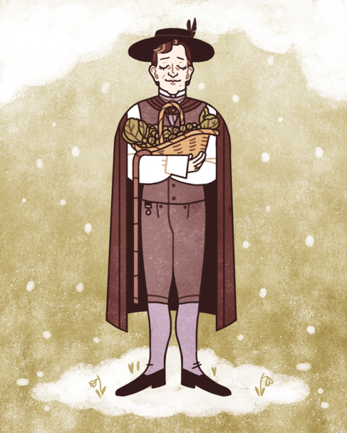 My piece for @calamity-bean as part of the lovely @jsamnfanart Yule exchange. A “happy Mr Segu