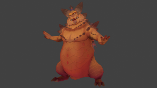 Spyro Reignited Trilogy - Magnus (details, Flat Shaded) |more Renders Full Size 