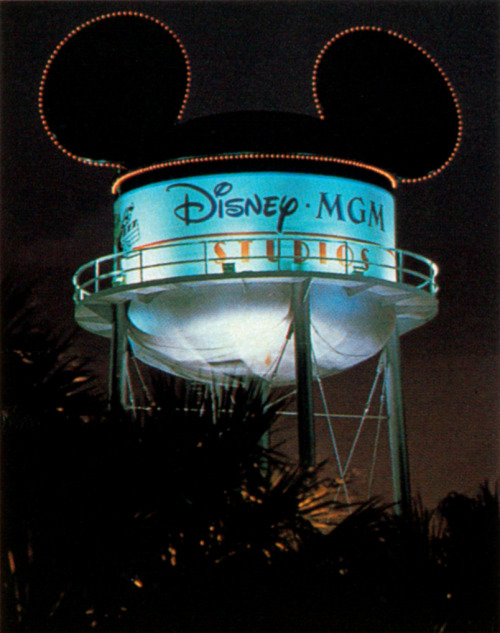 Disney-MGM Studios Earful Tower Lit at Night