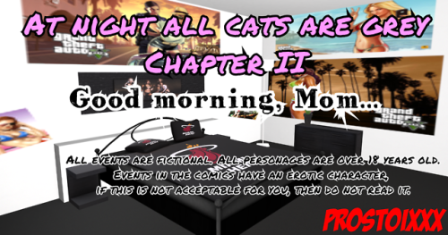 I begin to publish the second part of my comics.At night all cats are grey Chapter IAt night all cat
