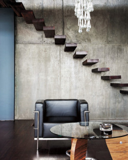 justthedesign:   Cube Chair Staircase 