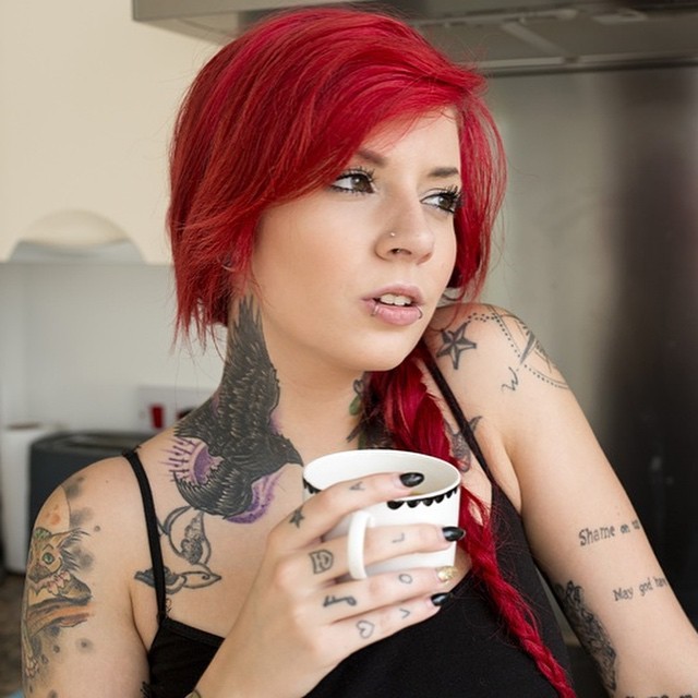 gemmaedwards:  My ninth set for @suicidegirls was moreeee @katsandcrows and again
