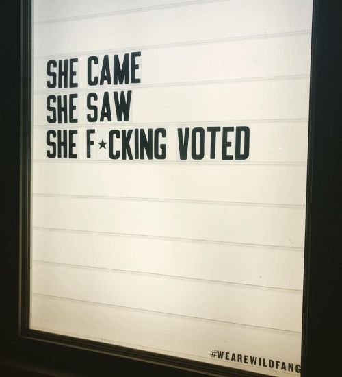 #justdoit #vote #voteblue #venividivici (at New York, New York) www.instagram.com/p/CF7A0g0D