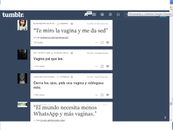 ultrafuckingimperfect:  DÍA DE LA VAGINA &lt;3 kujbfvuikjbfgcufjgvbrdfuxjgfh &lt;3   Vaginaaa!