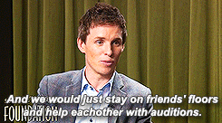 jasonapham:  Eddie Redmayne on auditioning with Andrew Garfield and Jamie Dornan