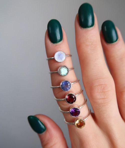 Rainbow at your fingertips Do you know your birthstone? January – GarnetFebruary – AmethystMarch – A