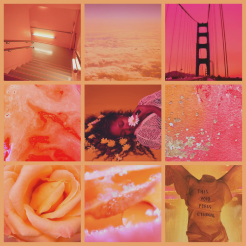 pink and orange aesthetic | Tumblr