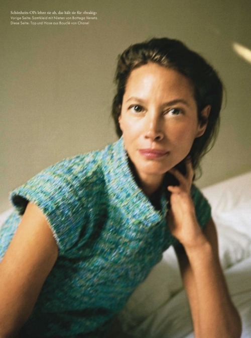 worldsmoda: Christy Turlington for ZEIT MAGAZINE, February 8th 2018. By Pamela Hanson ______________