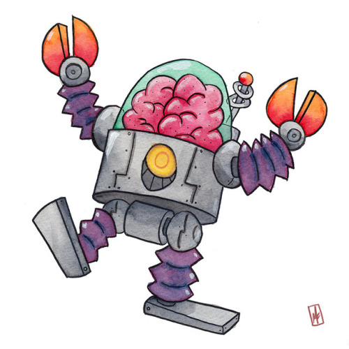 Brainbot 3000, when rainy day Mad Science goes awry!