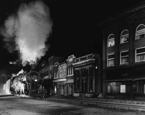 Main Line on Main Street, North Fork, West Virginia, O. Winston Link, 1958