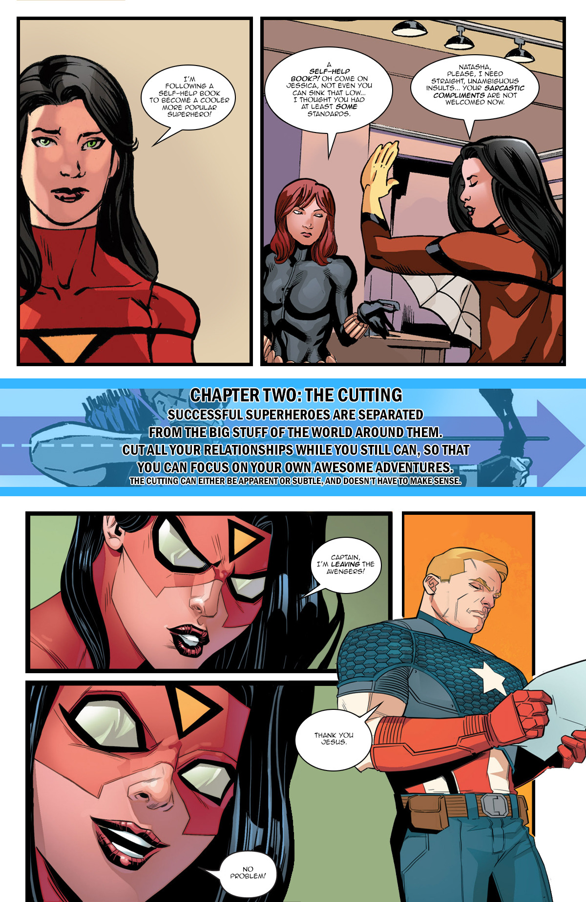 Everything is Jessica Page 4 of 14 Spider-Woman #4