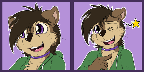 punk-pegasus: Ozzy, an otter of many expressions Get the Telegram pack here  Cuuuute >w< And that last one tho~ ;3