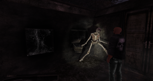 exploring Halloween Sim on Secondlife