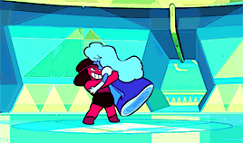 giffing-su:  Steven Universe Challenge (By Mod H): OTPs [1/4] - Ruby and Sapphire“You