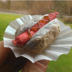 tonygreenhand:  Twaxed hot dog joint 👊