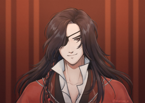 im so late but here i am!!!! my attempt at the hua cheng redraw challenge ( •̀ ω •́ 