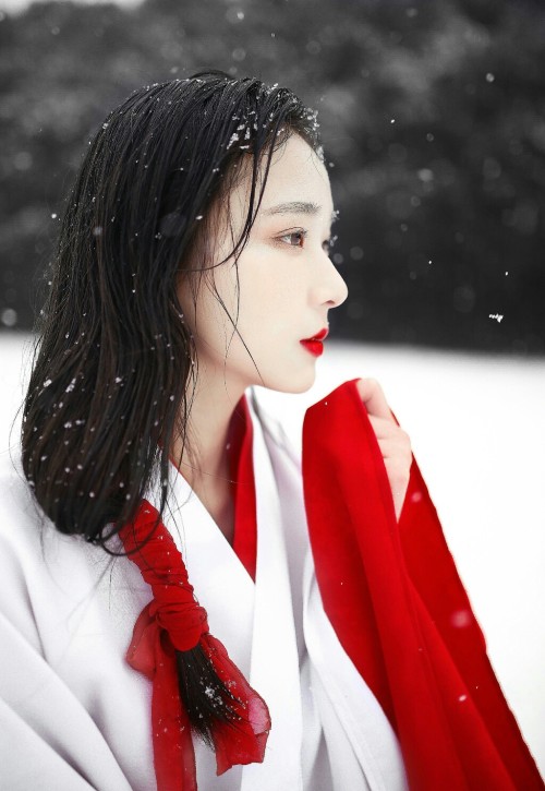 蝴蝶初翻帘绣，万玉女、齐回舞袖。Traditional Chinese Hanfu photography by 赵二彤. 